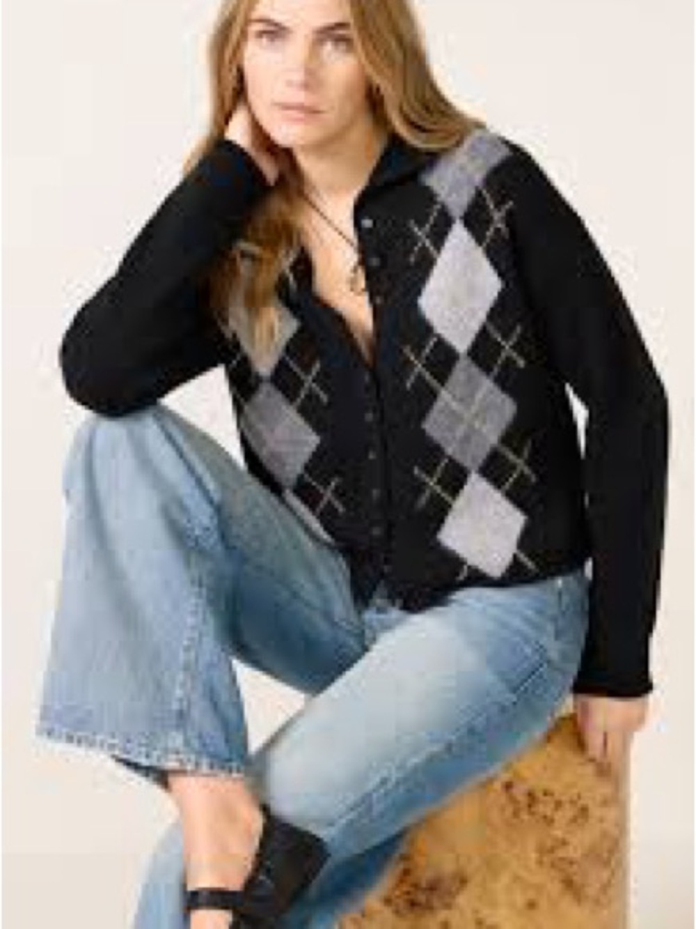 Apt. 9 Black Cashmere Sweater